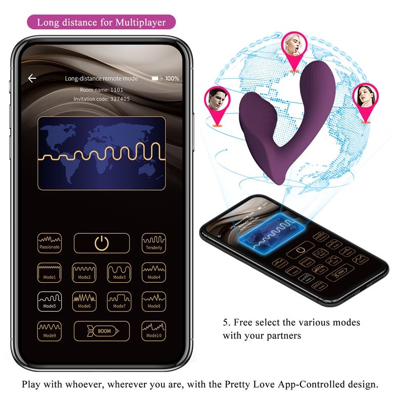 Franz Vibrador con Estimulador de Braguita y APP Franz Vibrador con Estimulador de Braguita y APP