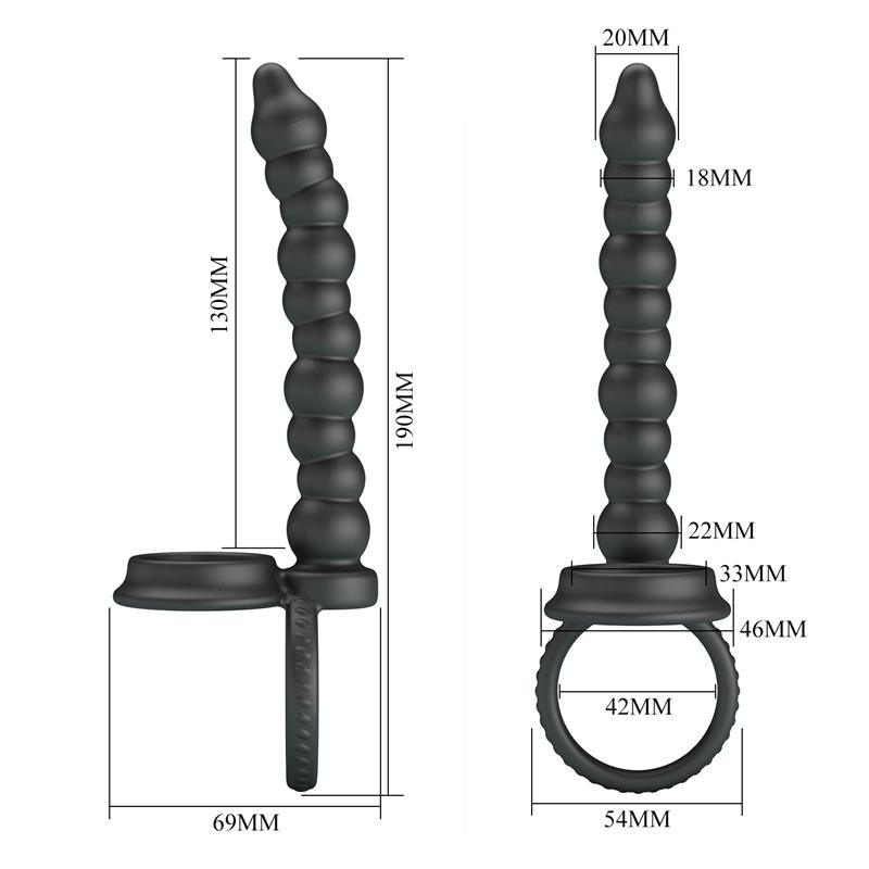 Dillion Cadena Anal con Anillo para el Pene Dillion Cadena Anal con Anillo para el Pene