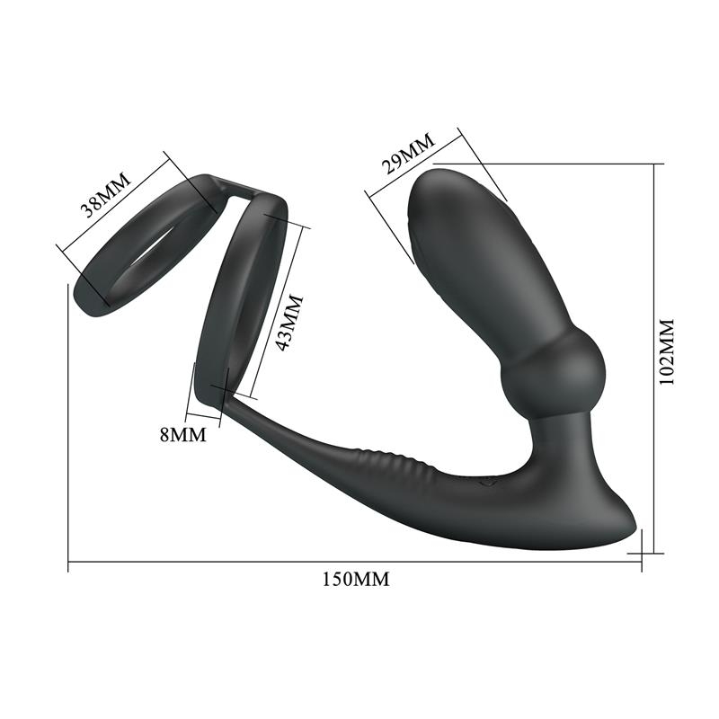 Emoni Anillo Vibrador para el Pene y Plug Anal Emoni Anillo Vibrador para el Pene y Plug Anal