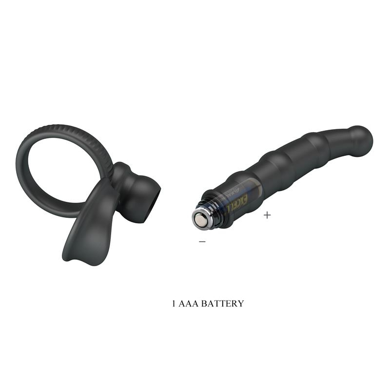Tatum Plug Anal con Anillo para el Pene con Vibracion