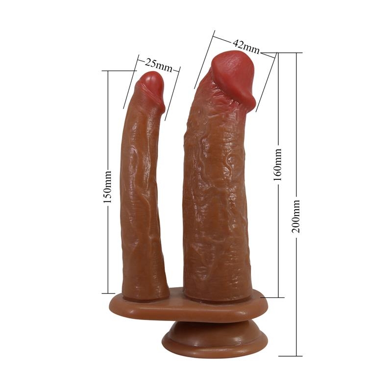 Hulbert Dildo Doble con Vibracion Hulbert Dildo Doble con Vibracion