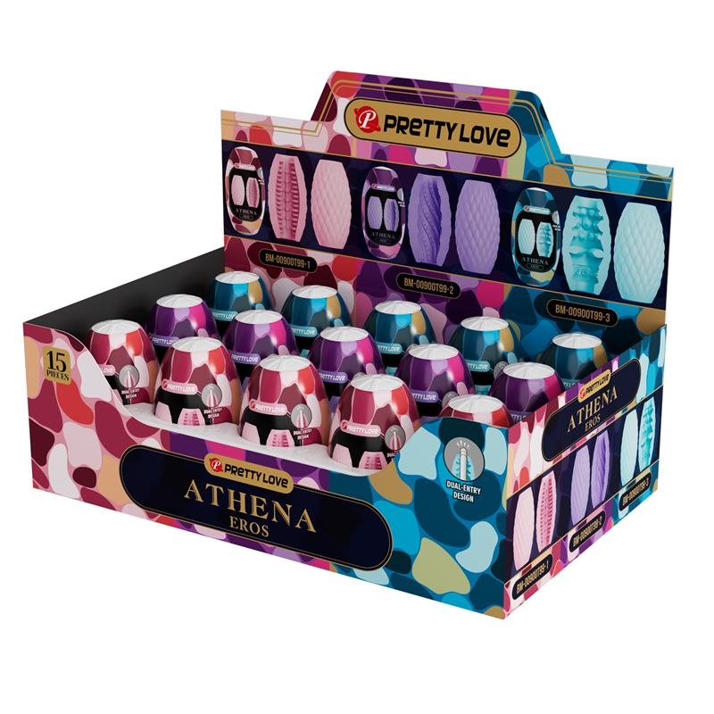 Eros Huevo Masturbador Display 15 uds Surtido Eros Huevo Masturbador Display 15 uds Surtido