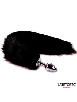 Plug Anal con Cola Negro