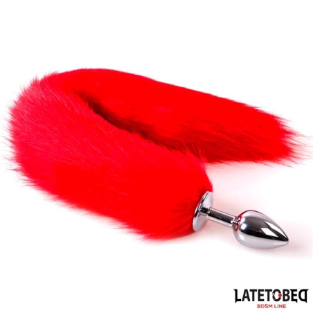 Plug Anal con Cola Rojo
