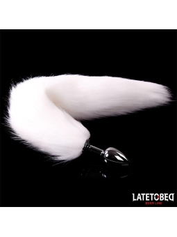 Plug Anal con Cola Blanco