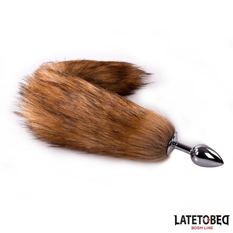 Plug Anal con Cola Marron