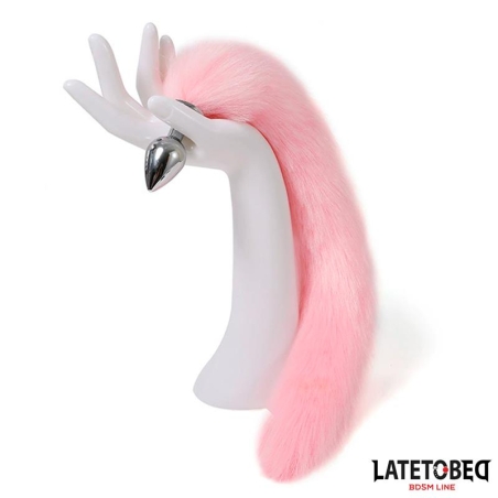 Plug Anal con Cola Rosa