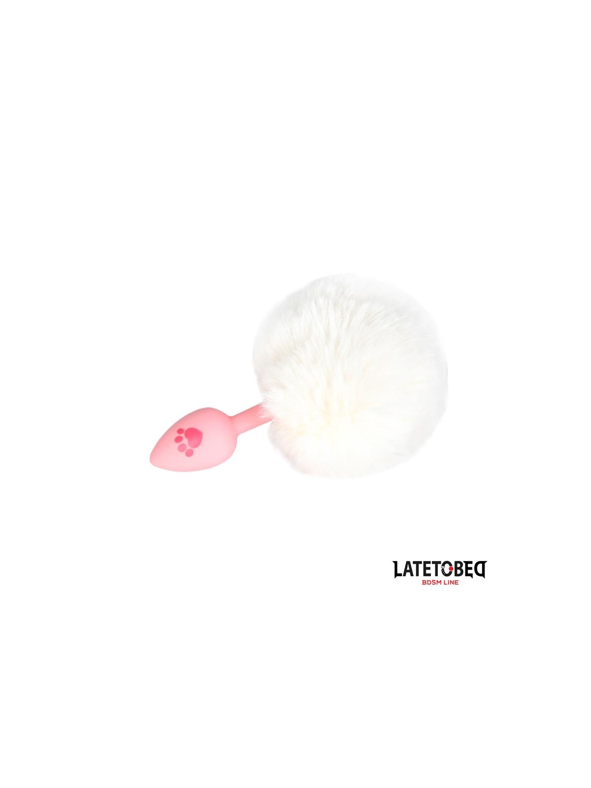 Plug de Silcona con Pompon Rosa