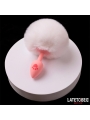Plug de Silcona con Pompon Rosa