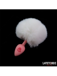 Plug de Silcona con Pompon Rosa