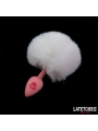 Plug de Silcona con Pompon Rosa