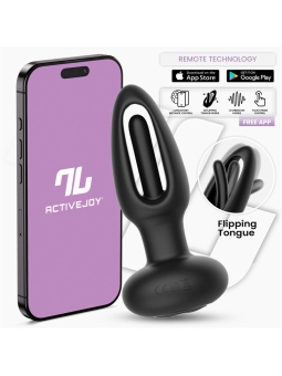 Zack Plug Anal con Flipping Tongue y Vibracion con App