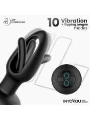 Zack Plug Anal con Flipping Tongue y Vibracion con App
