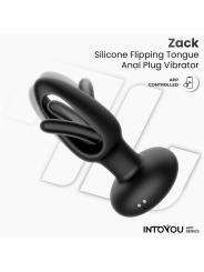 Zack Plug Anal con Flipping Tongue y Vibracion con App