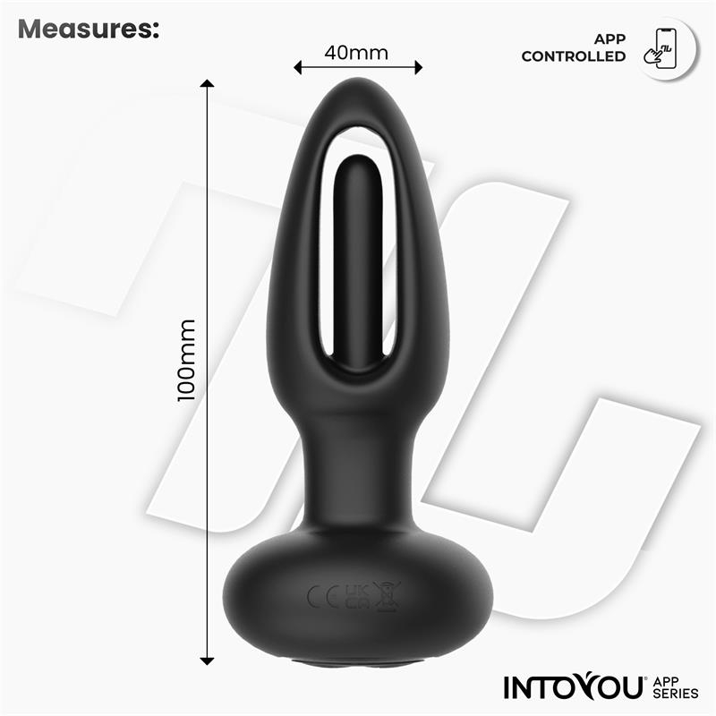 Zack Plug Anal con Flipping Tongue y Vibracion con App