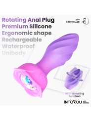 Moxy Plug Anal con Rotacion 360º con App