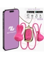 Tickly Pinzas para Pezones con Vibracion Control y Collar con APP