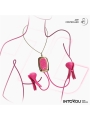 Tickly Pinzas para Pezones con Vibracion Control y Collar con APP