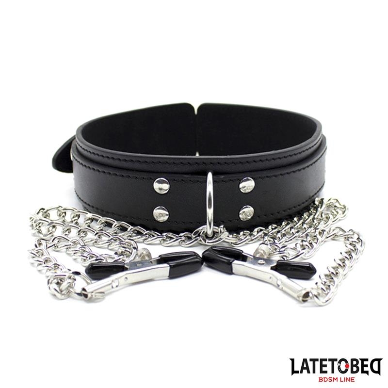 Collar con Pinzas para los Pezones Collar con Pinzas para los Pezones