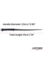 Flogger de Silicona 61 cm Flogger de Silicona 61 cm