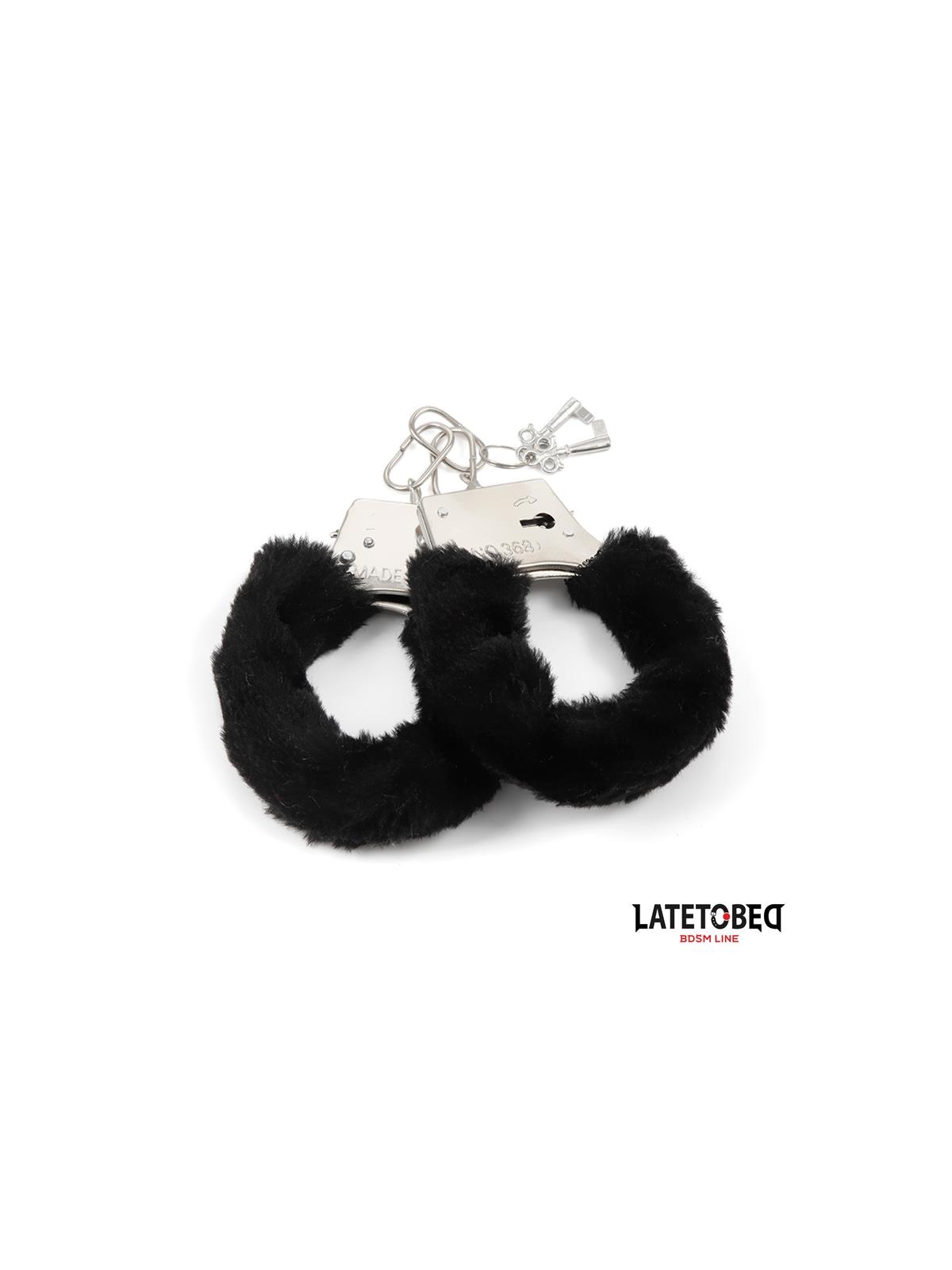 Esposas de Metal con Pelo Negro