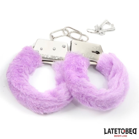 Esposas de Metal de Pelo Purpura