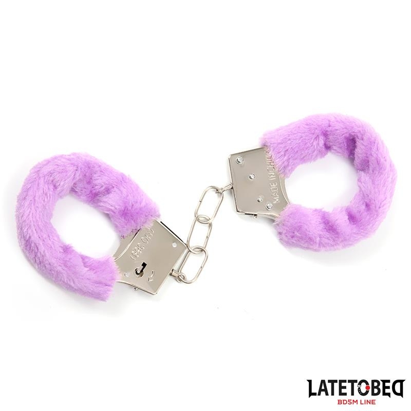Esposas de Metal de Pelo Purpura
