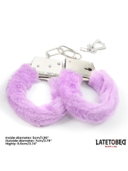 Esposas de Metal de Pelo Purpura