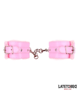 Esposas para Tobillos con Pelo Rosa