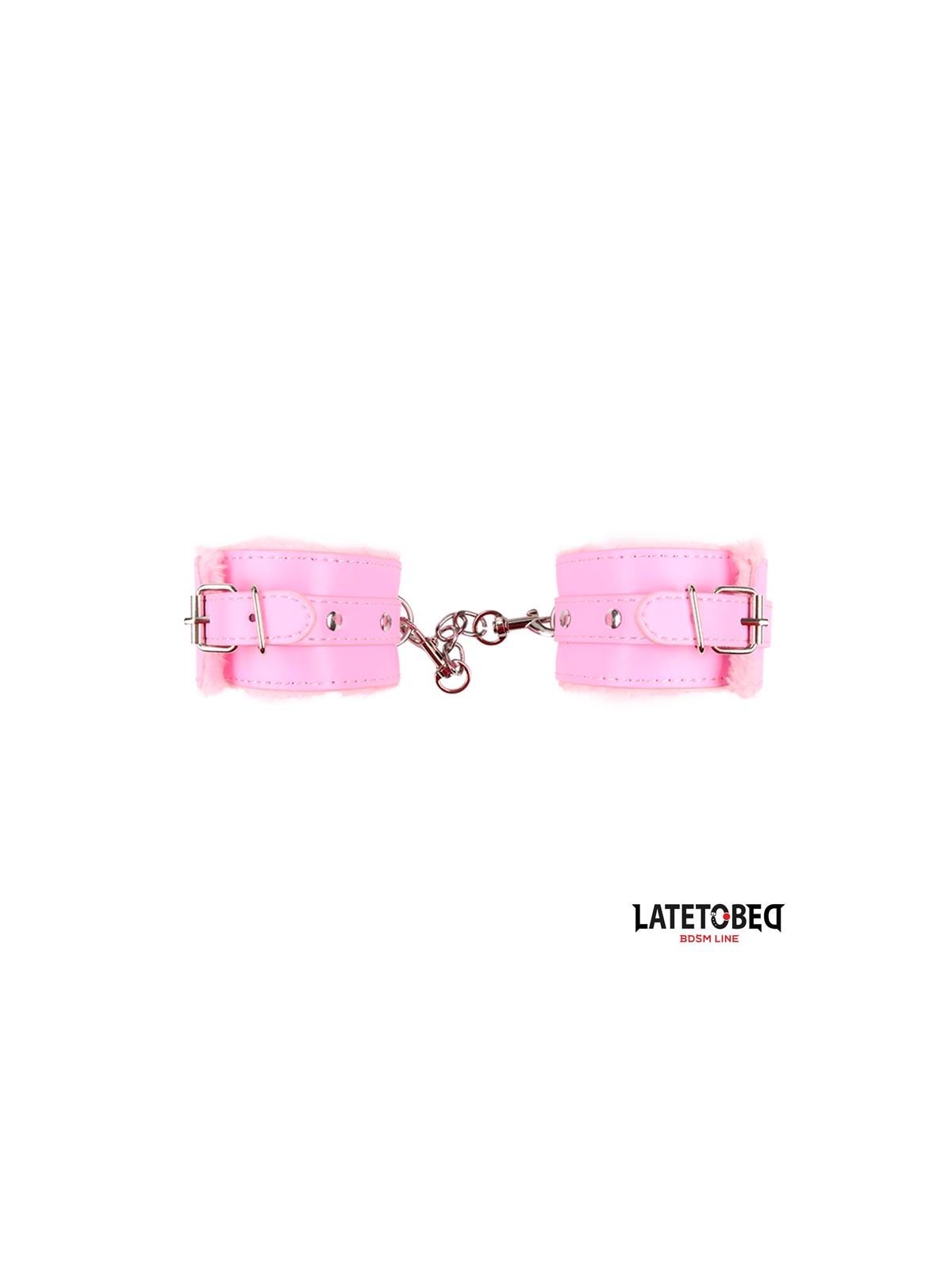 Esposas para Tobillos con Pelo Rosa