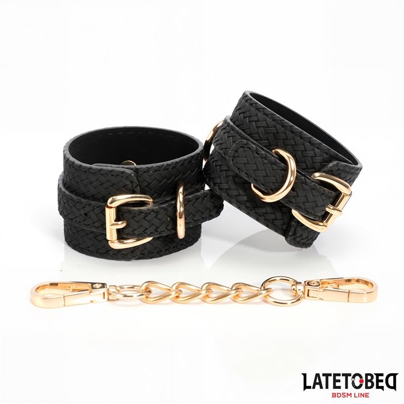 Esposas para Tobillo con Cadena Dorada Esposas para Tobillo con Cadena Dorada