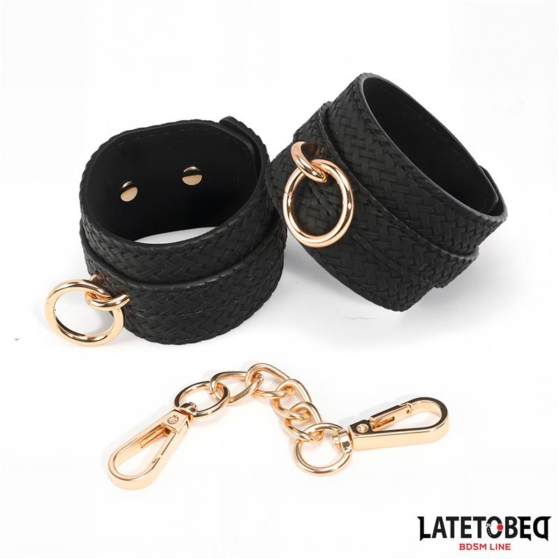Esposas para Tobillo con Cadena Dorada Esposas para Tobillo con Cadena Dorada
