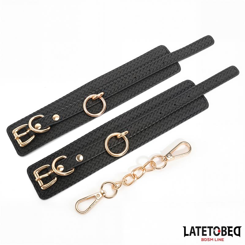Esposas para Tobillo con Cadena Dorada Esposas para Tobillo con Cadena Dorada
