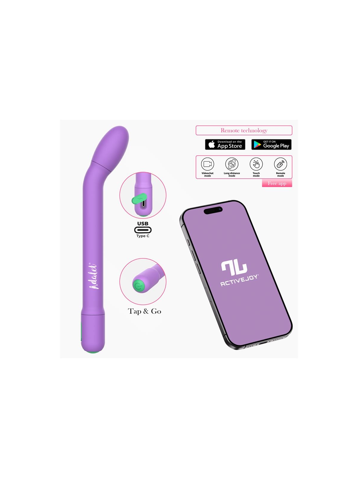 Gently Estimulador Punto G con APP Lavanda