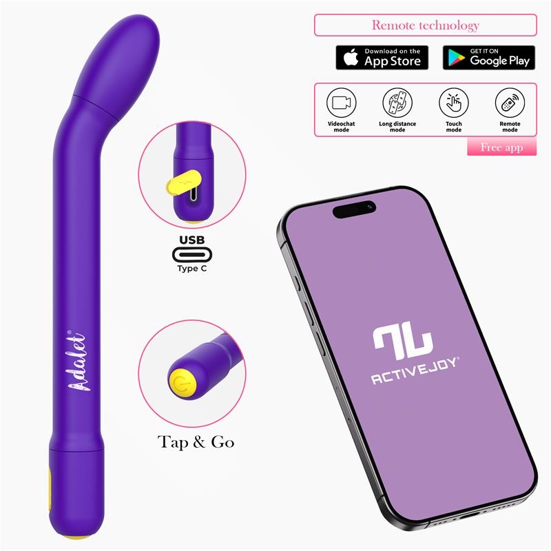 Gently Estimulador Punto G con APP Purpura Gently Estimulador Punto G con APP Purpura