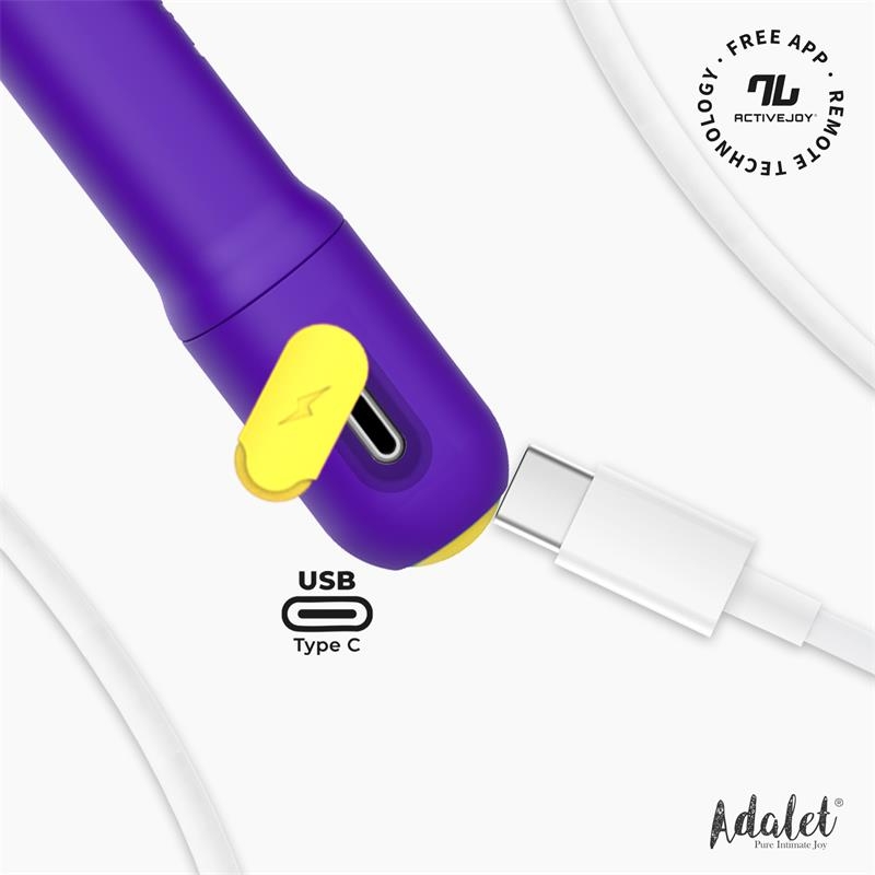Gently Estimulador Punto G con APP Purpura Gently Estimulador Punto G con APP Purpura