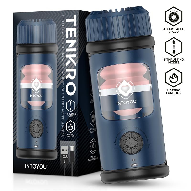 Tenkro Masturbador con Thrusting y Calor USB C Tenkro Masturbador con Thrusting y Calor USB C