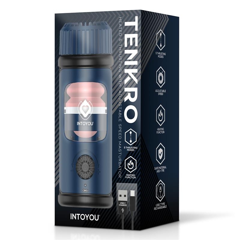 Tenkro Masturbador con Thrusting y Calor USB C Tenkro Masturbador con Thrusting y Calor USB C
