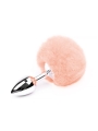Plug Anal con Pompon Rosa Chicle Talla S Plug Anal con Pompon Rosa Chicle Talla S