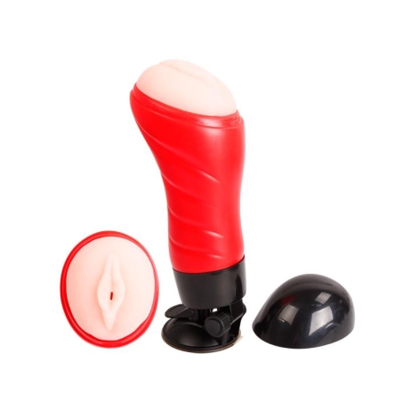 Men s stroker removable soft tpr sleeve voice