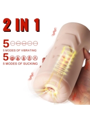 Masturbador con Vibracion y Efecto Succion Suctroker V100 I