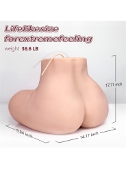 Ingrid Torso con Vibracion y Efecto Succion 153 kg