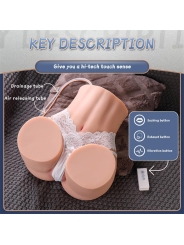 Bridget Torso con Vibracion y Efecto Succion 11 kg