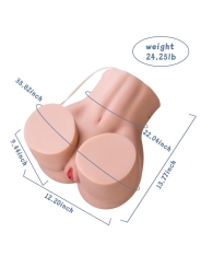 Bridget Torso con Vibracion y Efecto Succion 11 kg