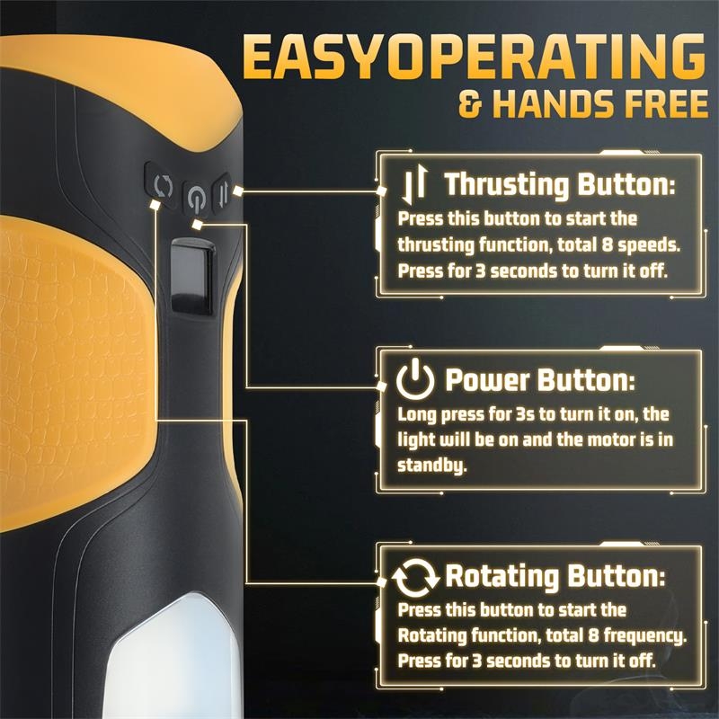 Alston Masturbador con Thrusting y Rotacion