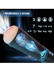 Locker Masturbador con Vibracion y Efecto Succion Vagina