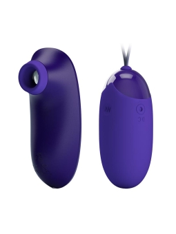 Succionador de Clitoris y Huevo Vibrador