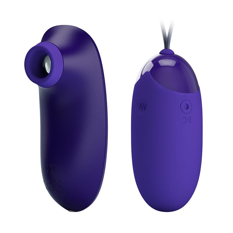 Succionador de Clitoris y Huevo Vibrador Succionador de Clitoris y Huevo Vibrador