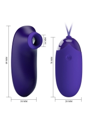 Succionador de Clitoris y Huevo Vibrador