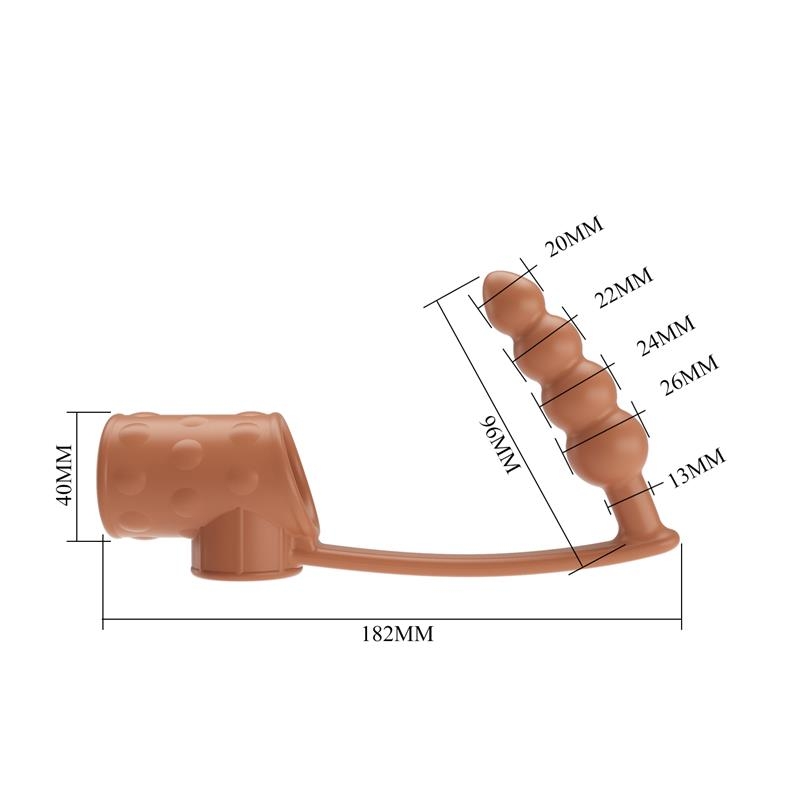 Plug Anal con Anillo para el Pene